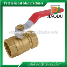 1" NPT Brass Ball Valve - Standard Port 400 WOG Red Handle